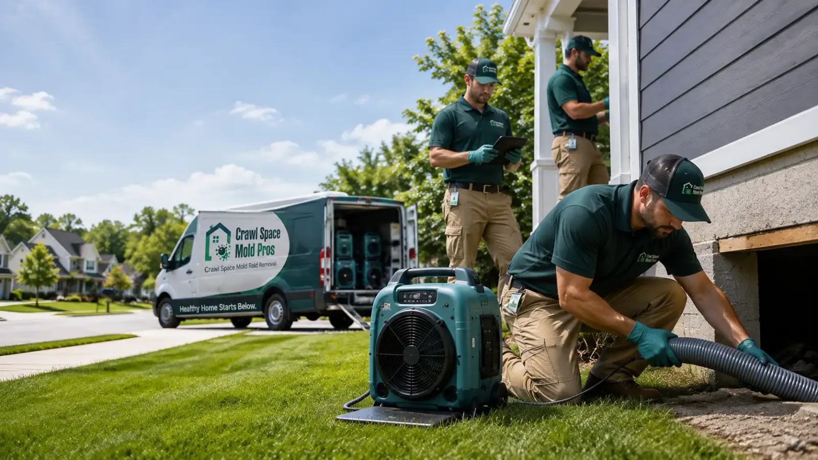 Crawl Space Mold Removal in Canby, MN